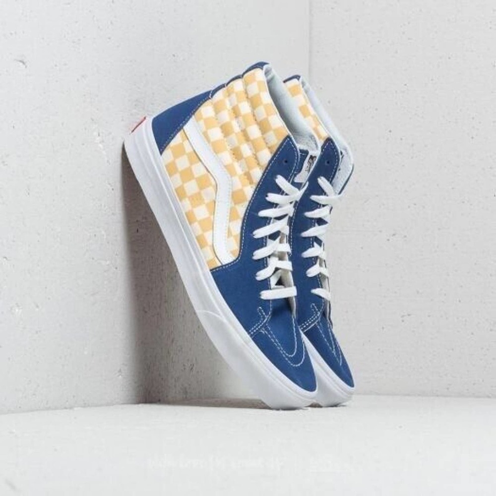 Vans SK8-Hi BMX Men's Blue High Top Skateboard Lace Up Sneakers Size US 5.5